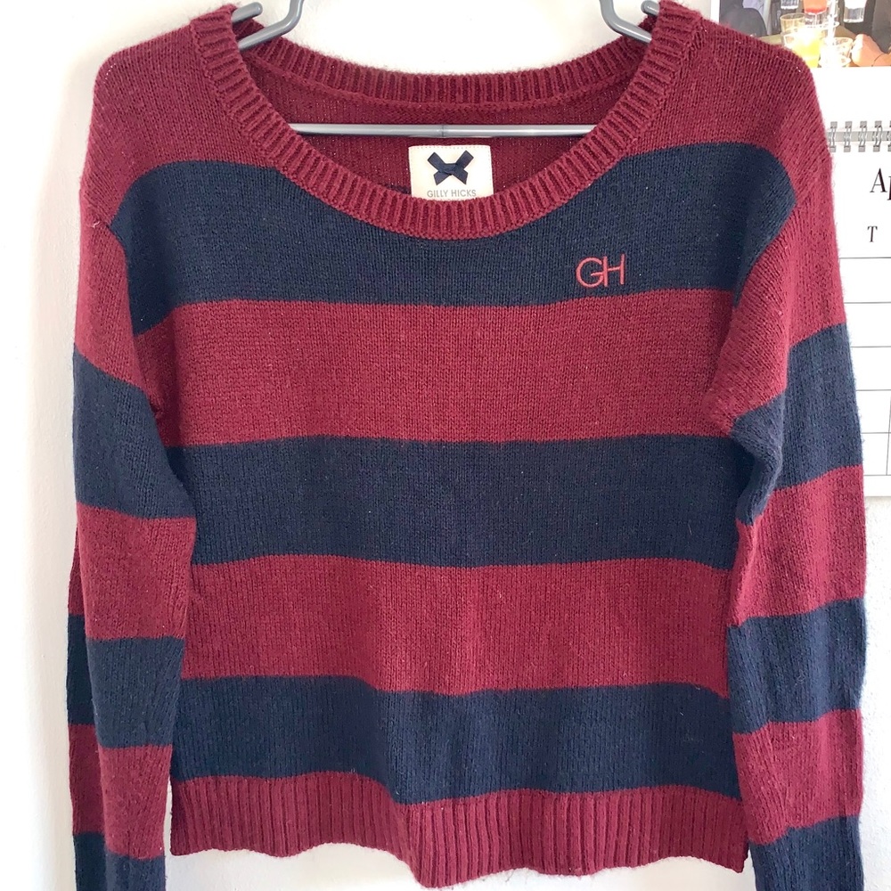 GIlly Hicks GH striped cozy sweater